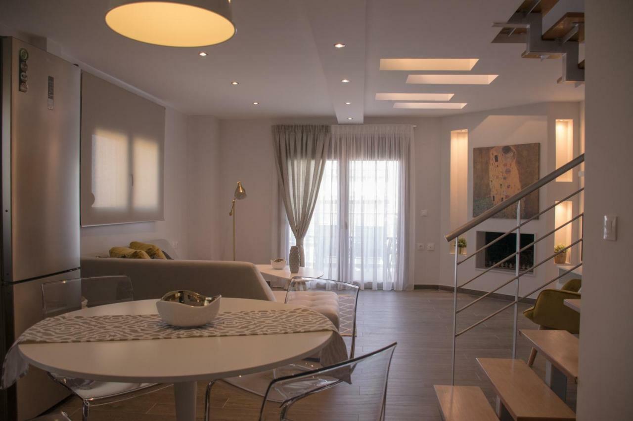 Luxury Sea View Apartment Ajía Triáda Eksteriør bilde