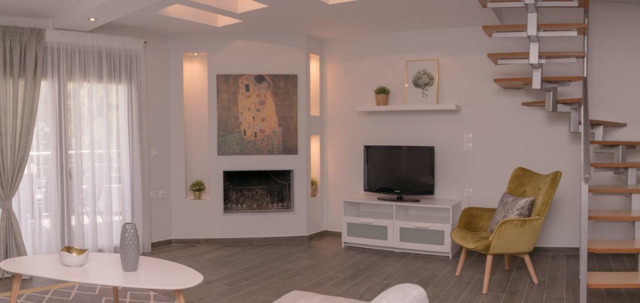 Luxury Sea View Apartment Ajía Triáda Eksteriør bilde